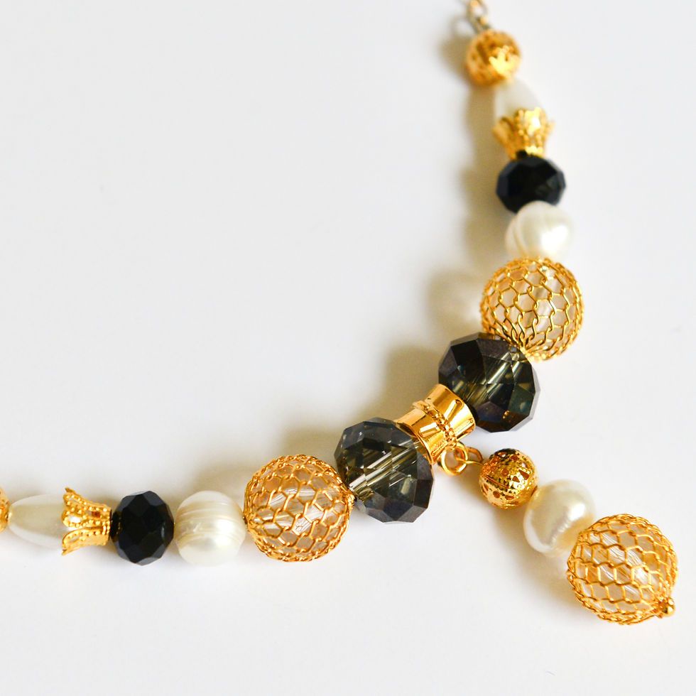 תמונה ממוזערת: שרשרת סילבי - שחור מעושן