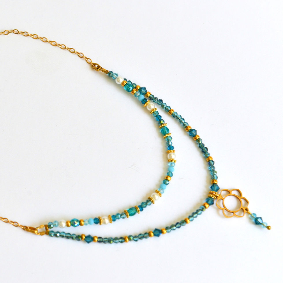 תמונה ממוזערת: שרשרת סיוון פרח