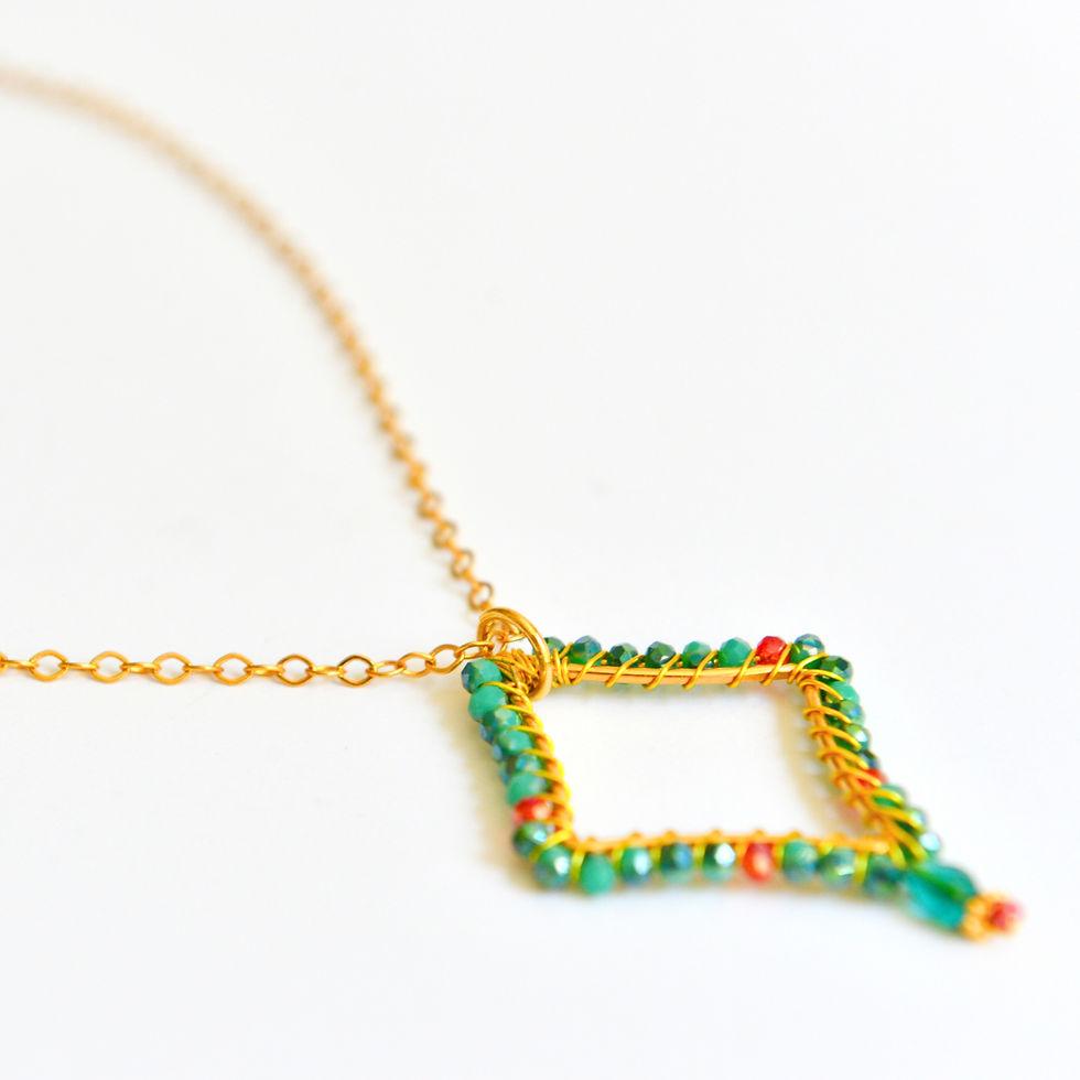 תמונה ממוזערת: שרשרת רונית מעוין טורקיז