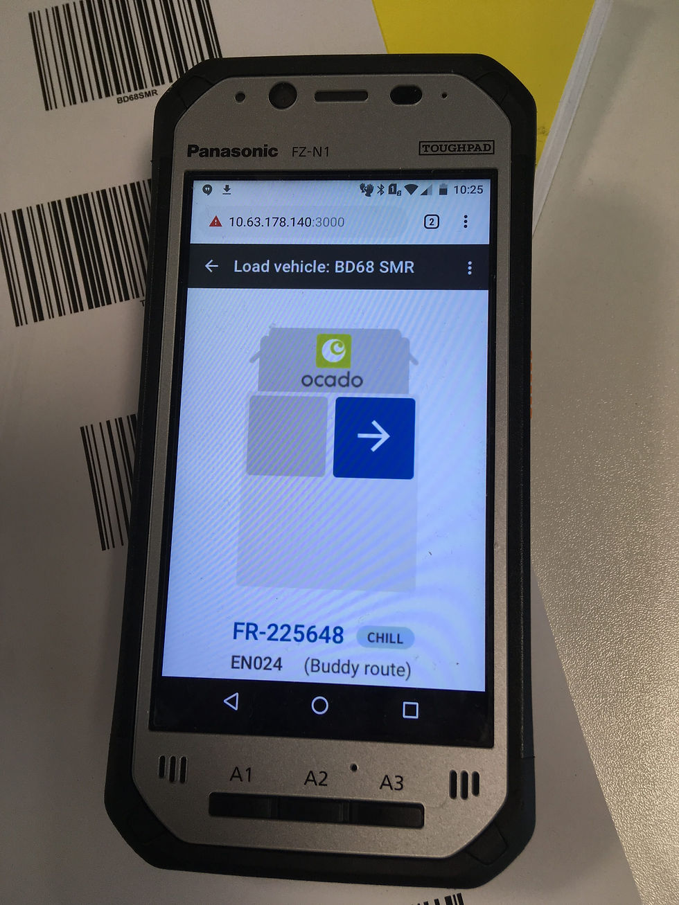 Barcode scanning app