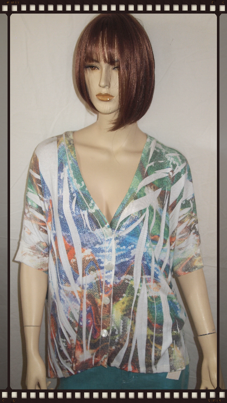 Mid sleeved cardigan by Cubism size small