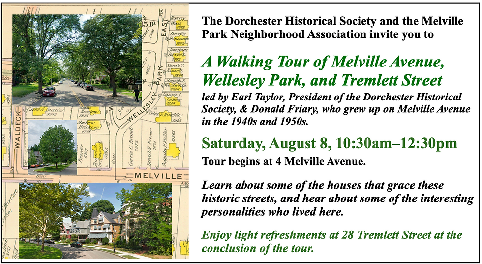 A Walking Tour of Melville Avenue, Wellesley Park, and Tremlett Street