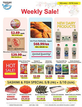 Weekly Sales | Tensuke Market
