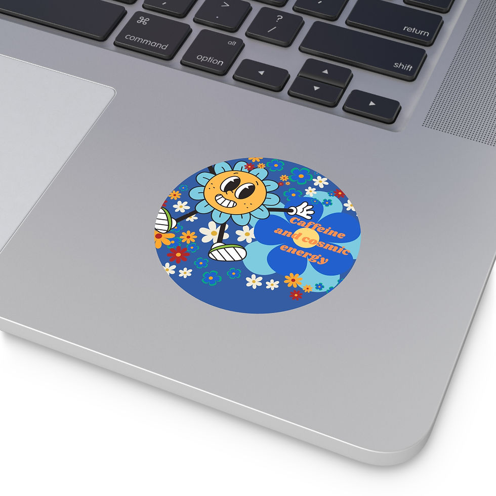 Thumbnail: Cheerful Flower Vinyl Stickers 