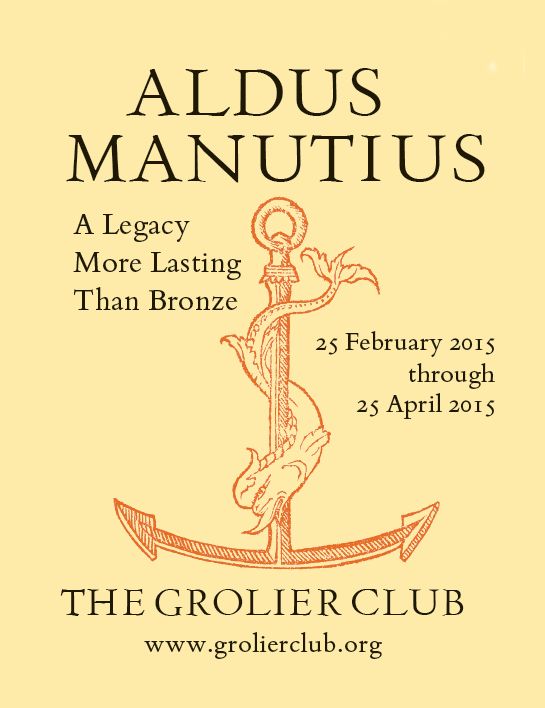 Aldus Manutius A Legacy More Lasting tha