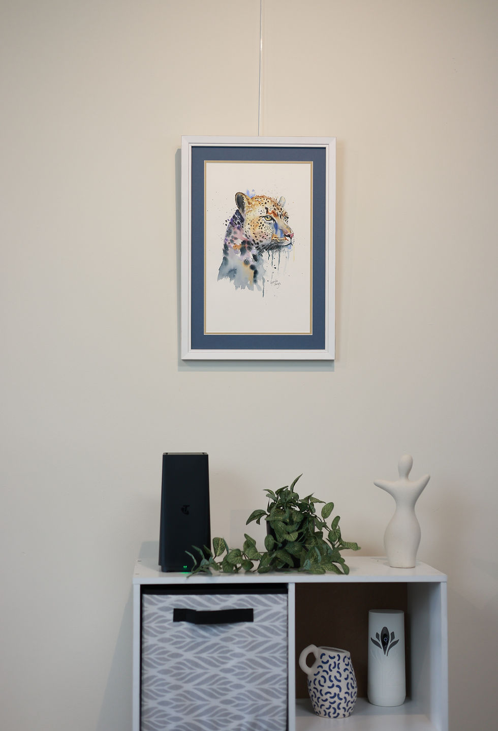 "Rainbow Leopard" By Heidi Steyn | Watercolour on Paper | Original Artwork