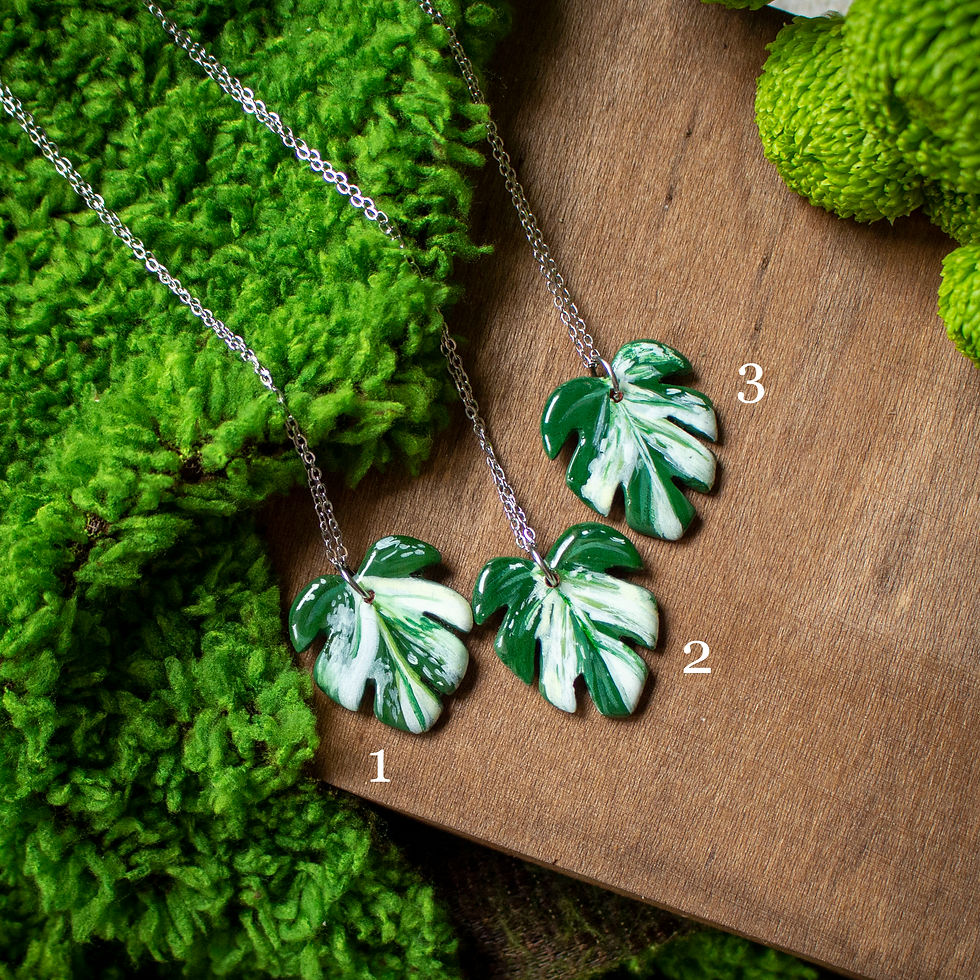 Miniatură: Colier Monstera