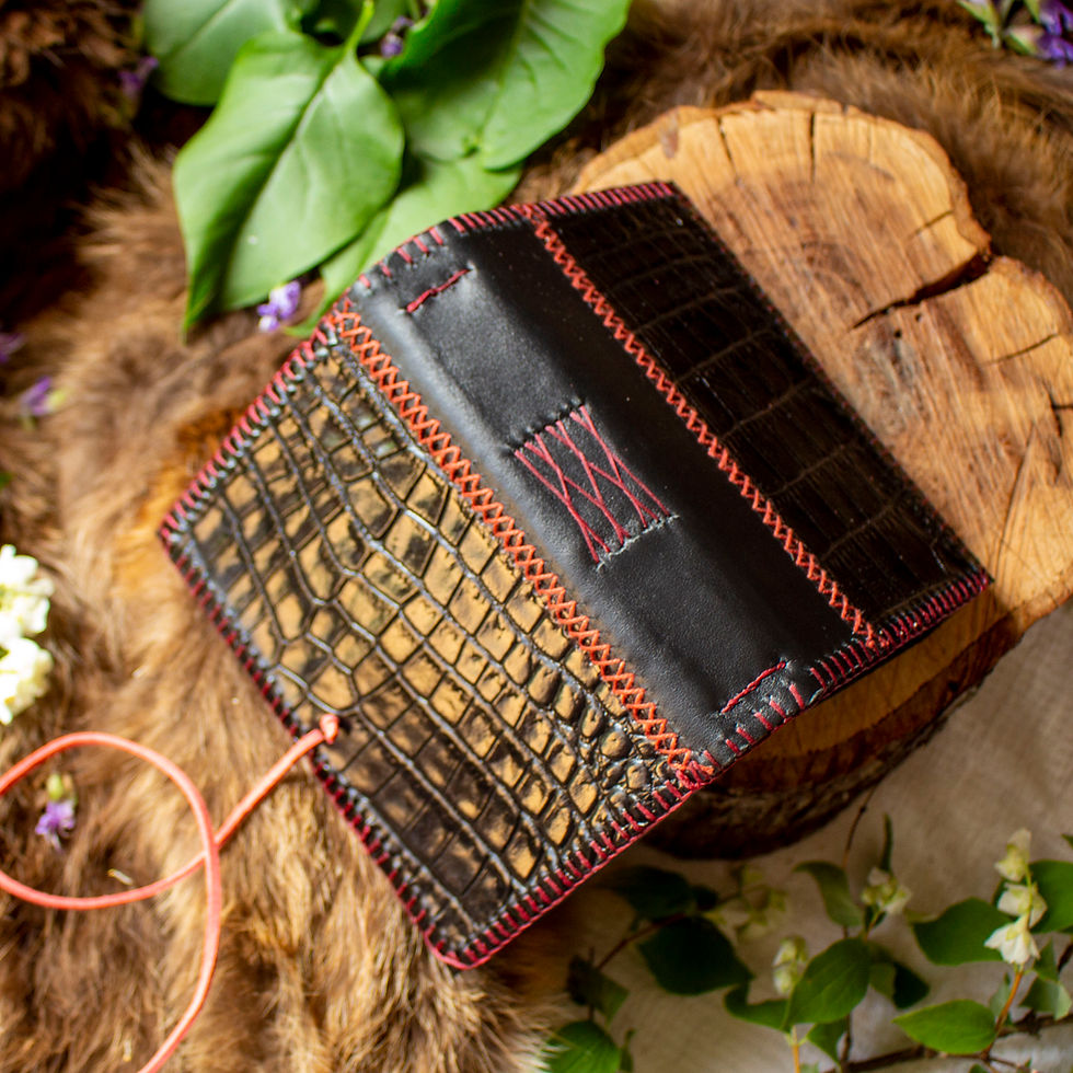 Miniatură: Jurnal piele mic "midnight"