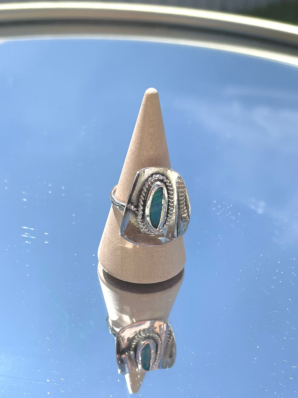 Thumbnail: Australian Opal Cowboy Hat Ring 