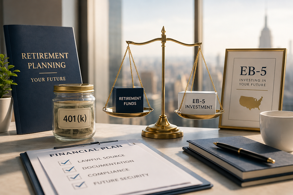 Retirement Funds as EB-5 Source of Funds