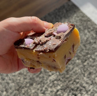 Mini-Egg Cookie Dough Millionaire