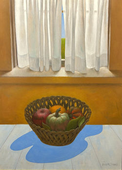 STILL LIFE WITH WINDOW 24x18