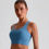 Thumbnail: Ink Blue Chest Cushion Sport Bra Yoga Sport Tank Top