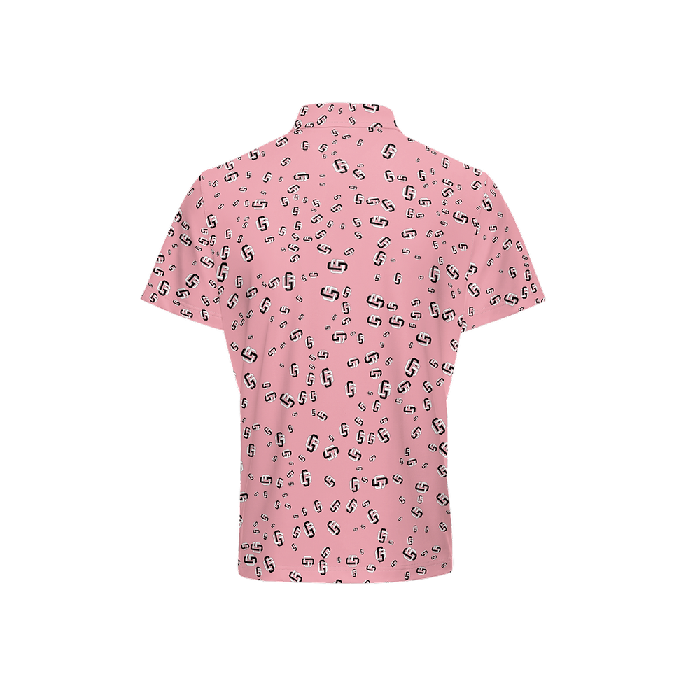 Thumbnail: Gypsy Golf Dispersion Polo Pink