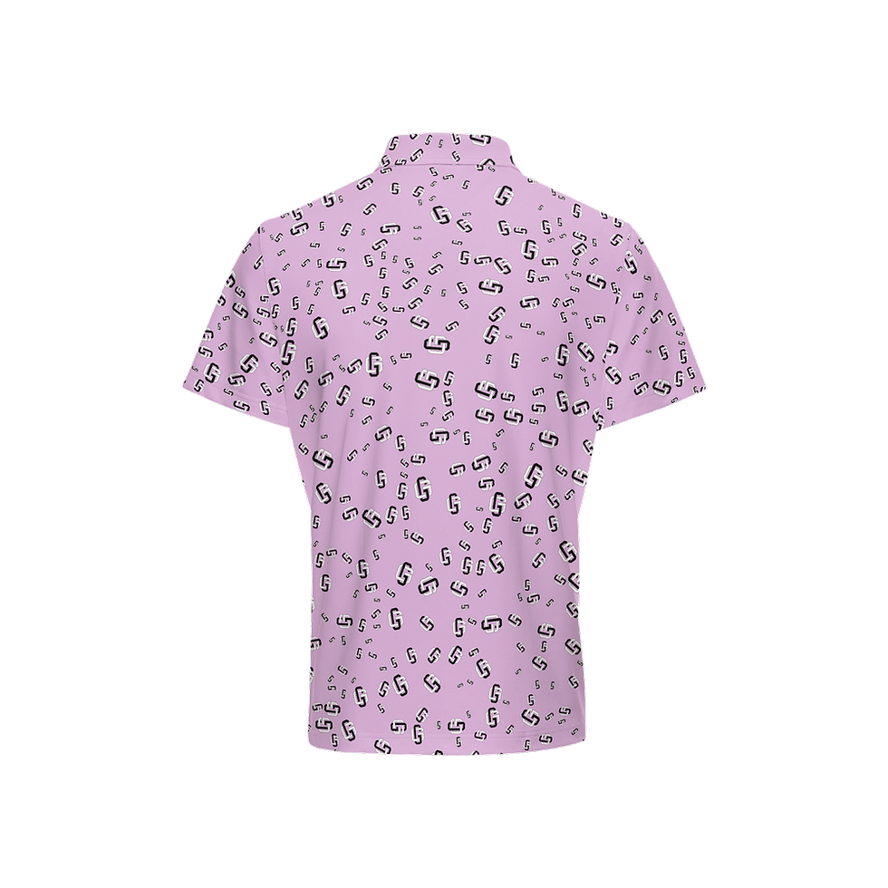 Thumbnail: Gypsy Golf Dispersion Polo Light Purple