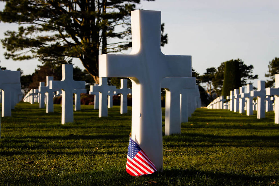 The North American cemetery at Colleville-sur-Mer