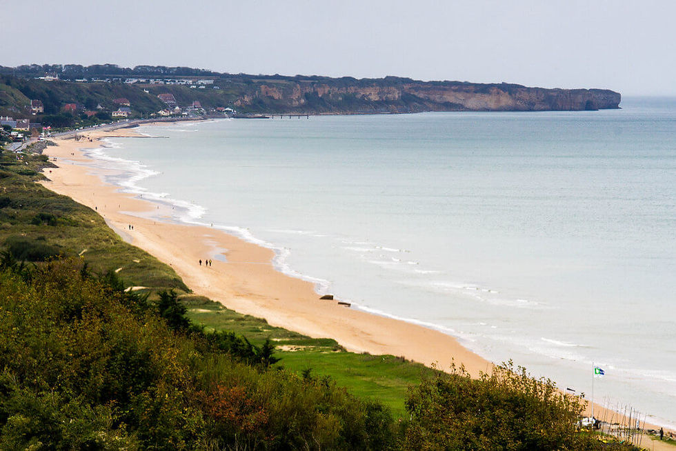 Omaha Beach from Strongpoint 60