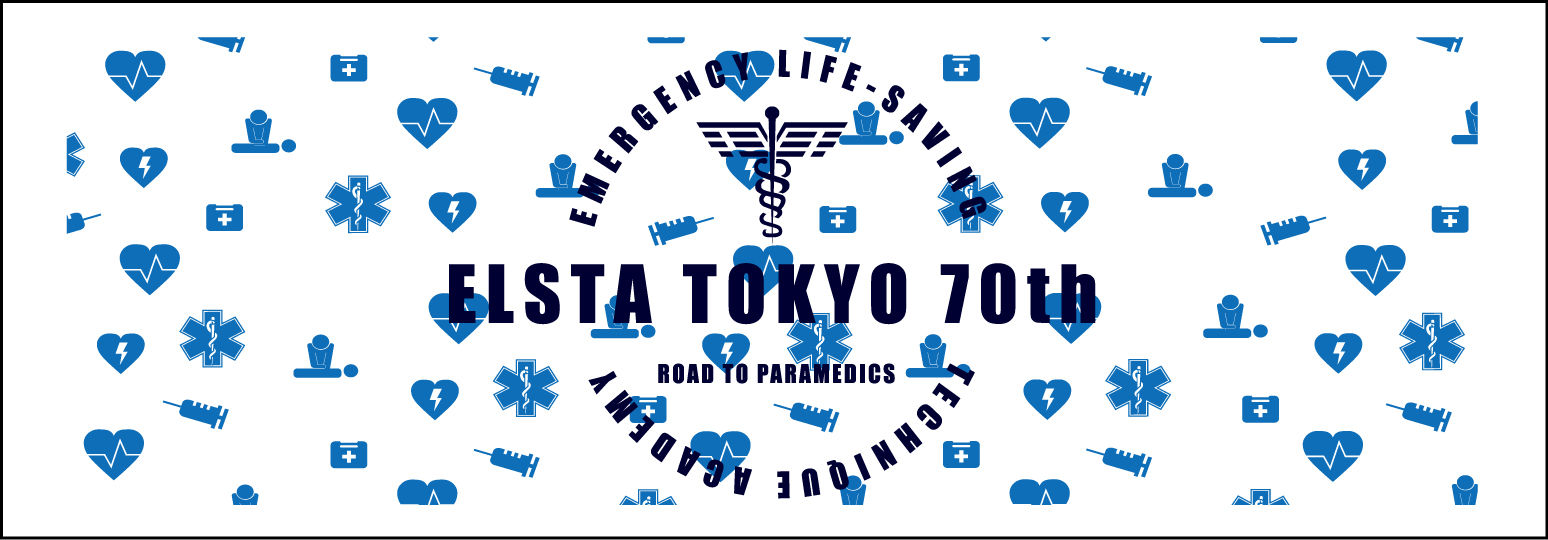 ELSTA TOKYO 70期限定デザイン　フェイスタオルデザイン