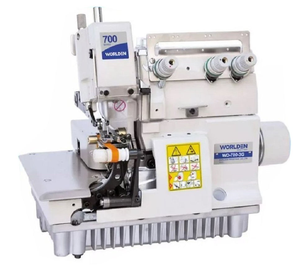 High speed gloves overlocking machine