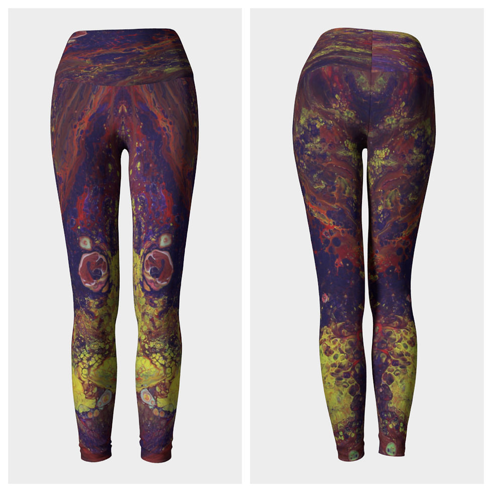 Thumbnail: Yoga Leggings - "Solar Flare"