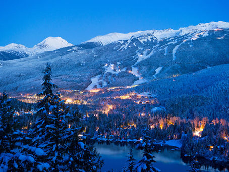 Dual Mountain Whistler in Winter