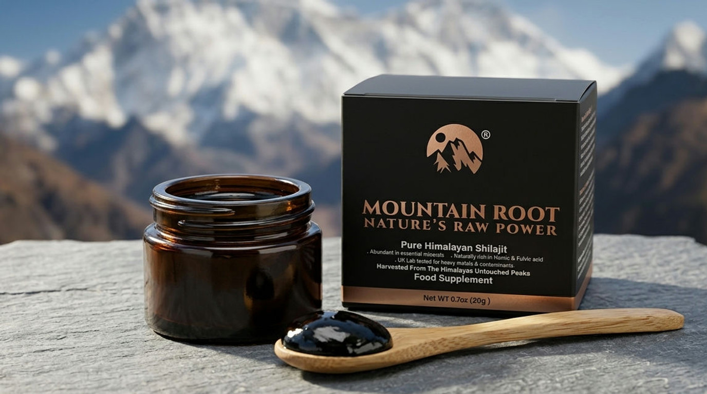 Mountain Root™ Pure Himalayan Shilajit Resin (20 Grams)