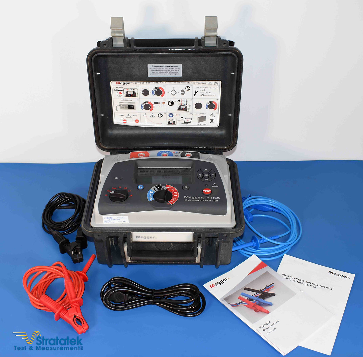 Megger MIT1025 10kV Insulation Resistance Tester - NIST Calibrated