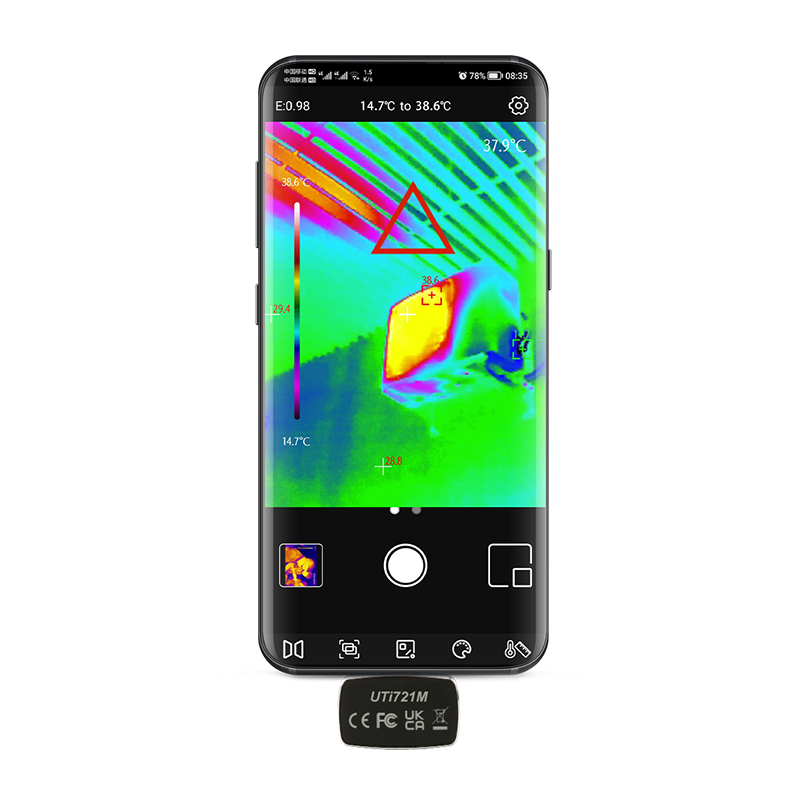 Thumbnail: UNI-T UTi721M High-Temp Thermal Imager for Android