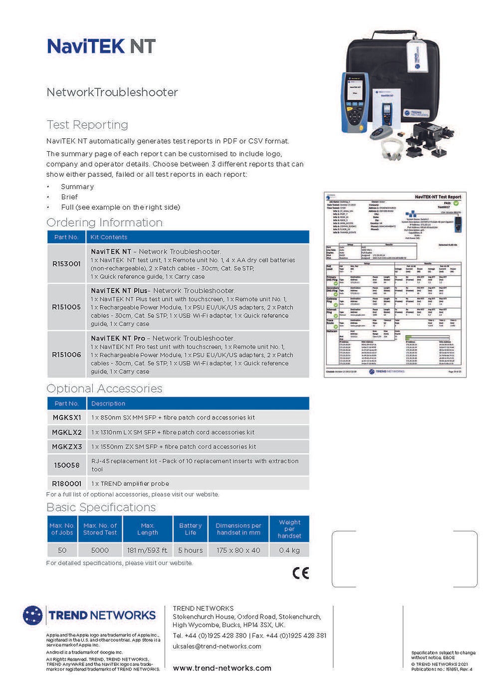 Thumbnail: Trend Networks NaviTEK NT Test TDR PoE Tone Generator Switch Detection