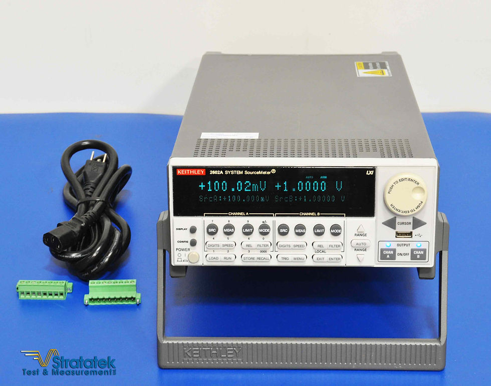 Thumbnail: Keithley 2602A SYSTEM SourceMeter 2 Channel SMU Source Measure Unit Front view