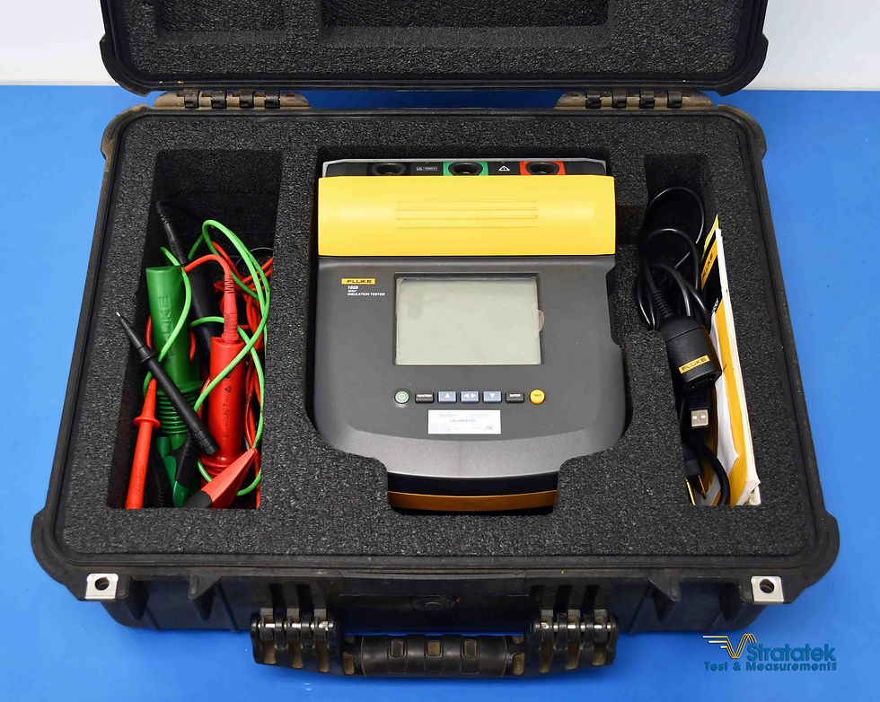 Thumbnail: Fluke 1555 10kV Insulation Tester MegOhmmeter NIST Calibrated