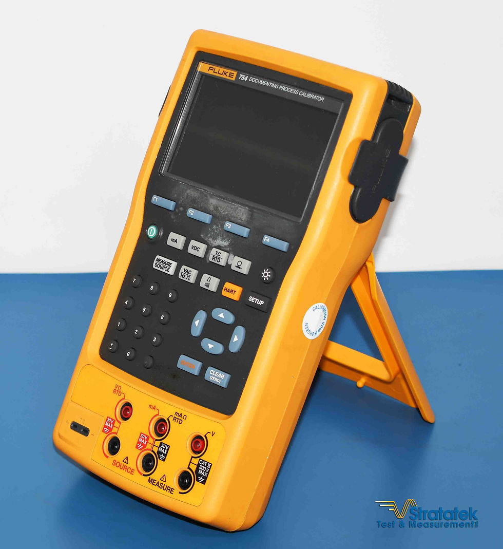 Thumbnail: Fluke 754 Documenting Multifunction Process Calibrator HART NIST Calibrated Right side view