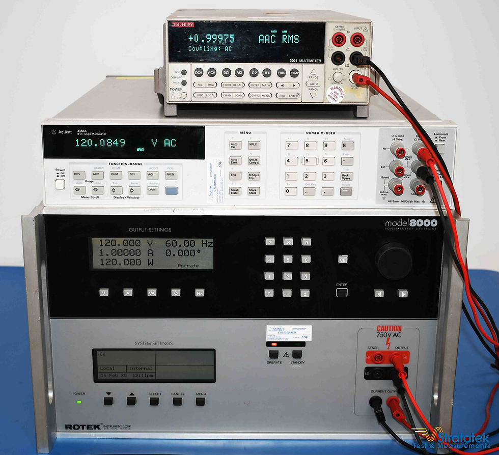 Thumbnail: Rotek Model 8000 Power and Energy Calibrator NIST Calibrated