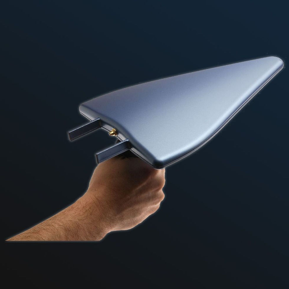 Thumbnail: Aaronia HyperLOG 60250 Broadband Antenna 680MHz - 25 GHz 5dBi Gain Front view
