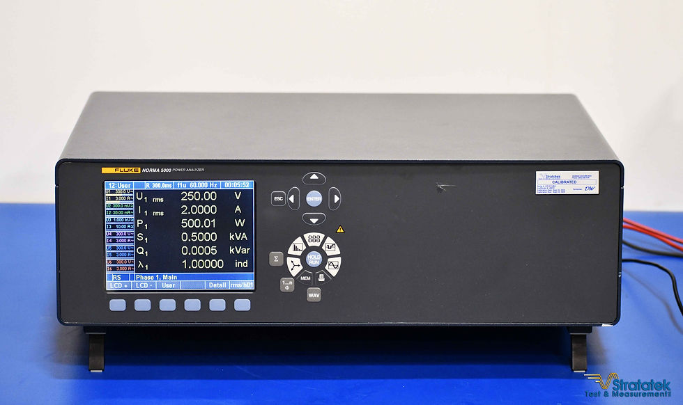 Thumbnail: Fluke Norma 5000 N5K 6PP501 Power Analyzer 6 Channel 1000V 10A NIST Calibrated Close up