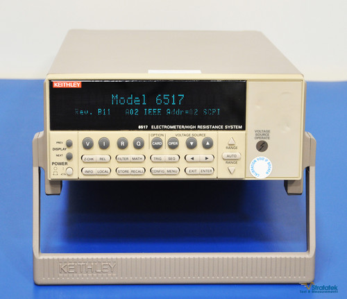 Keithley 6517 Electrometer High Resistance Meter - NIST Calibrated