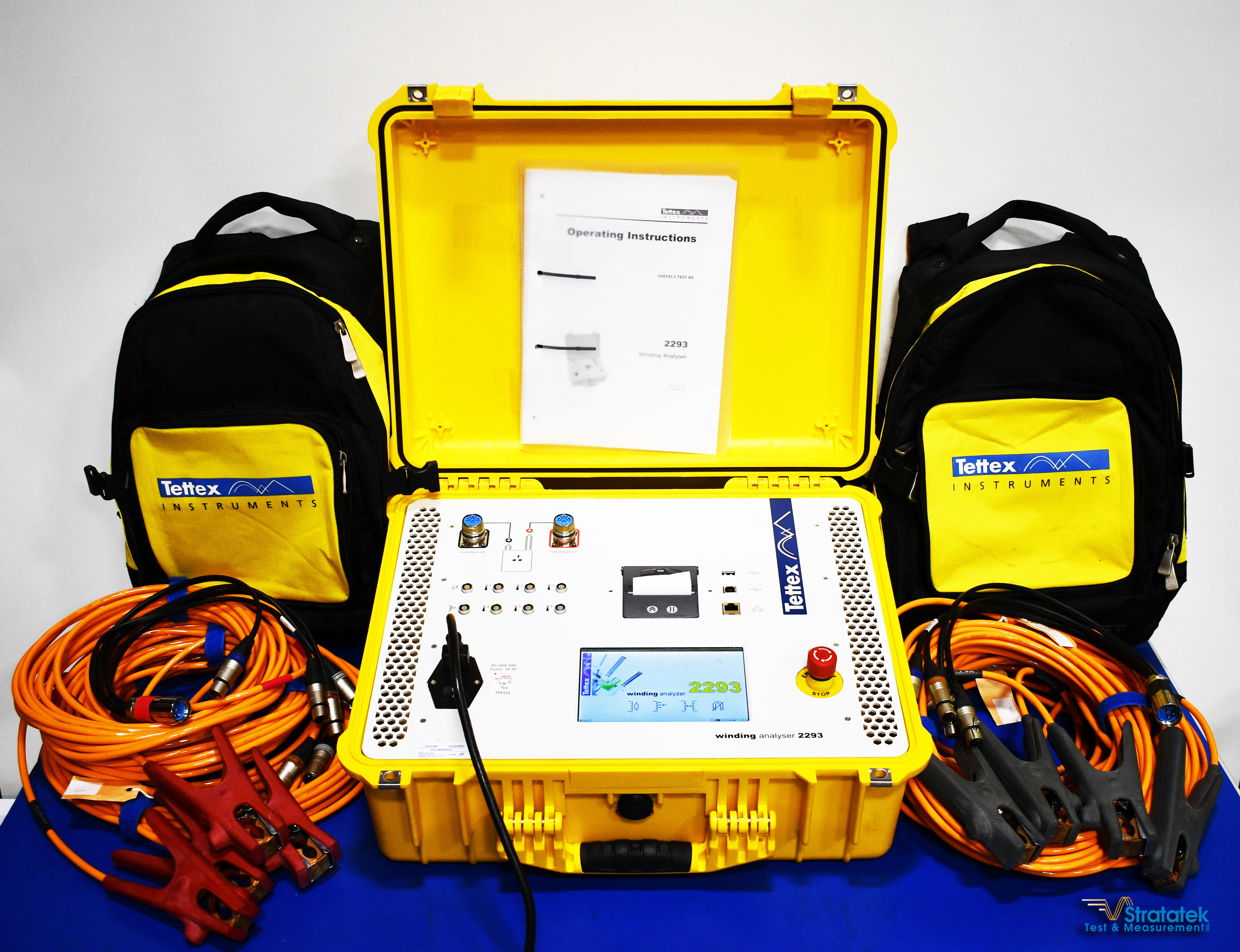 Tettex 2293 Winding Analyzer 32A DC Winding Resistance Tester 3-Ph Calibrated