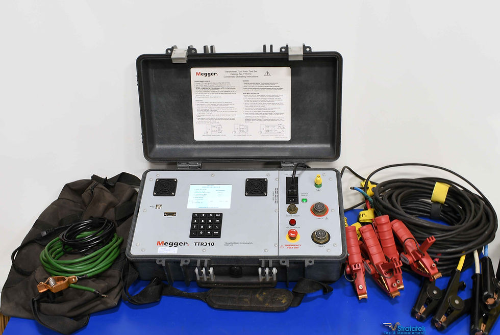 Megger TTR310 Three-Phase TTR with accessories
