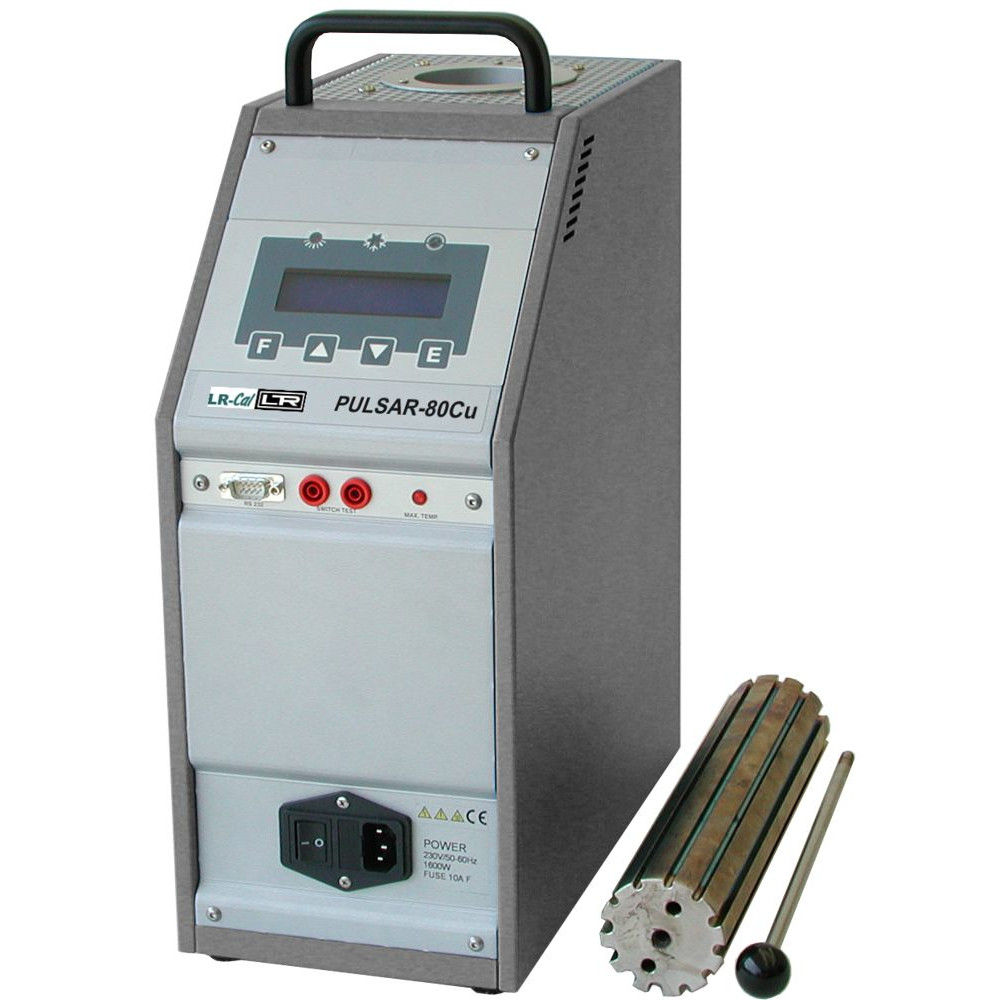 LR-Cal PULSAR-80Cu Dry Block Temperature Calibrator +20°C to +600°C