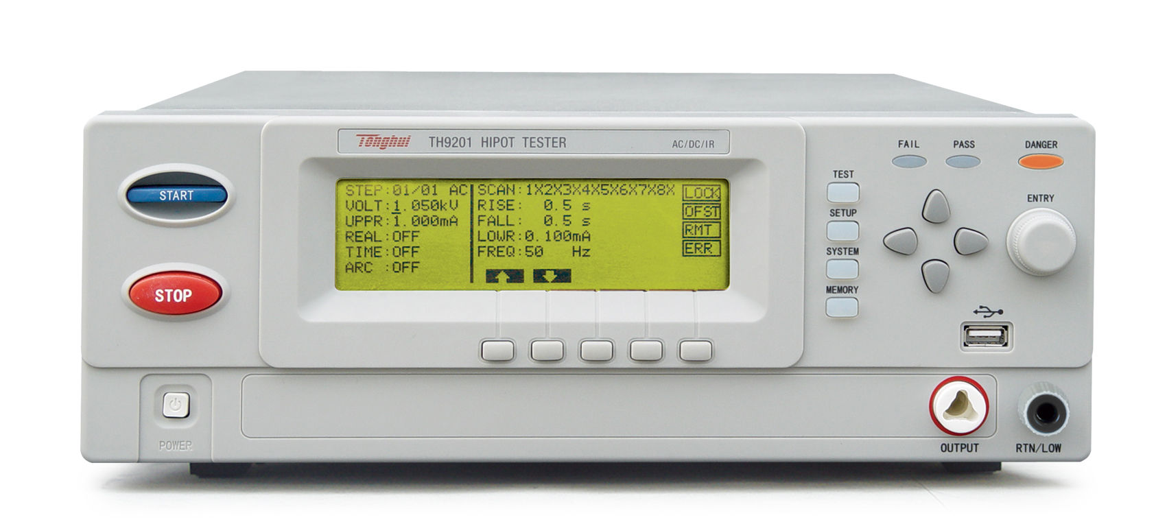 Tonghui TH9201 HiPot Tester 10GΩ 5kV AC/DC Hi-Pot