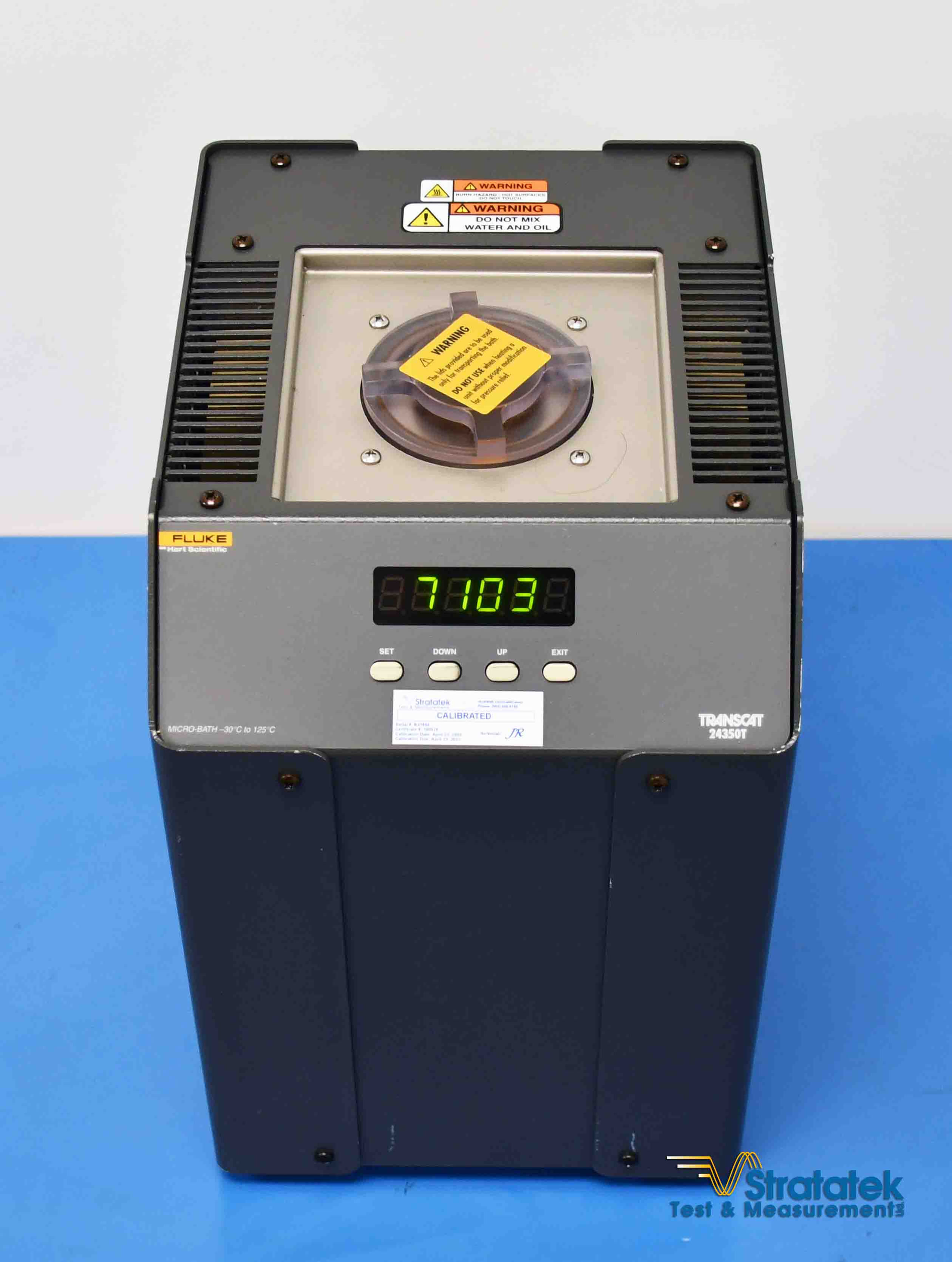 Fluke 7103 Micro-Bath –30 °C to +125 °C Temperature Calibrator ±0.25 NIS