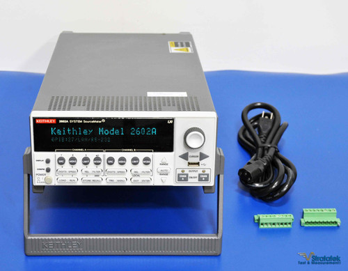 Keithley 2602A SYSTEM SourceMeter 2 Channel SMU Source Measure Unit ...