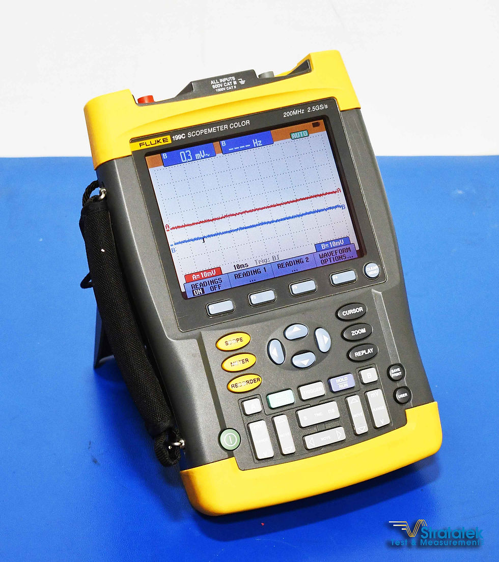 Thumbnail: Fluke 199C ScopeMeter 200MHz Color Oscilloscope NIST Calibrated