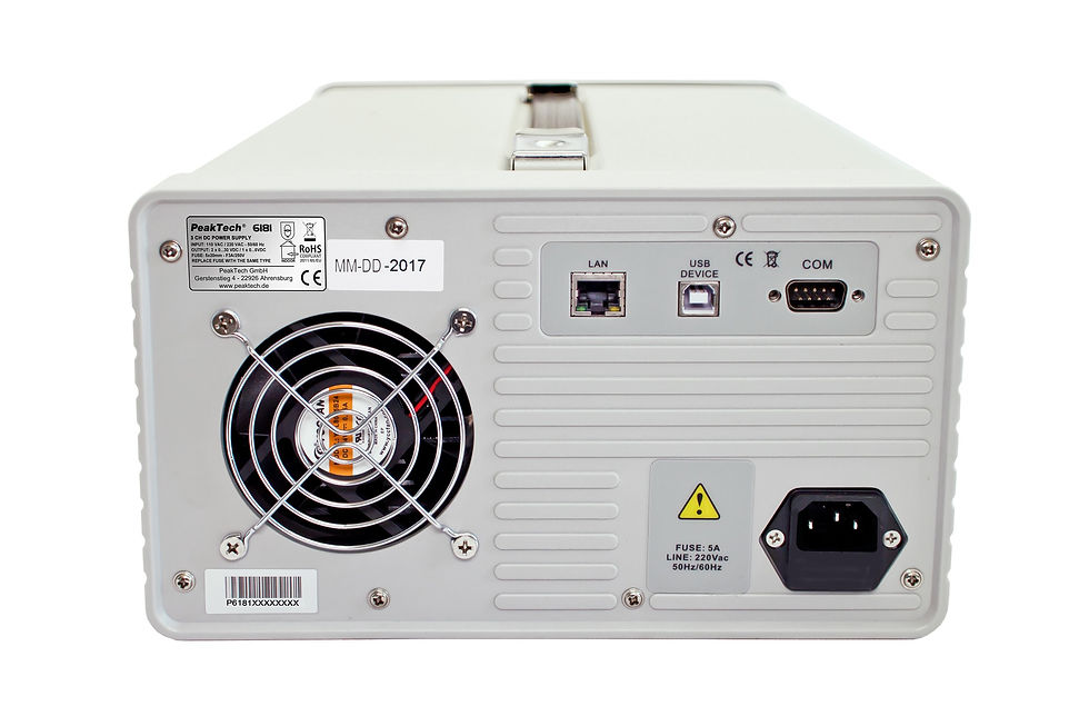 Thumbnail: Peaktech P6181 Programmable DC Power Supply 30V 6A Dual Channel, 6V 3A
