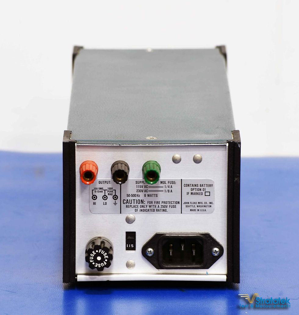 Thumbnail: Fluke 510A AC Reference Standard rear view