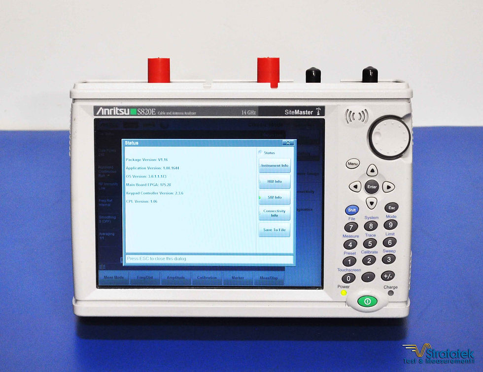 Thumbnail: Anritsu S820E SiteMaster Cable and Antenna Analyzer 14GHz Closeup