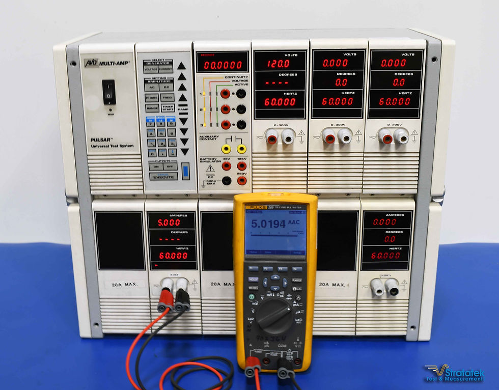 Thumbnail: AVO Multi-Amp Megger PUSLAR Universal Protective Relay Test System Calibrated