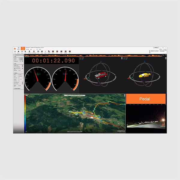 Thumbnail: Dewesoft GNSS Receivers Precise GPS Position Measurement  Software in use