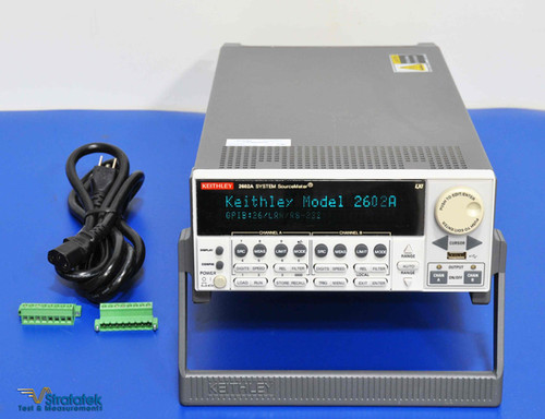 Keithley 2602A SYSTEM SourceMeter 2 Channel SMU Source Measure Unit ...