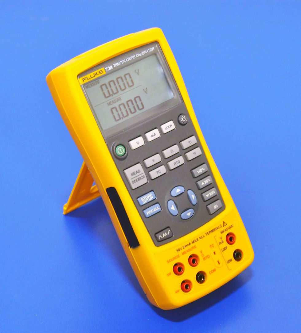 Thumbnail: Fluke 724 Process and Temperature Calibrator NIST Calibrated with Data